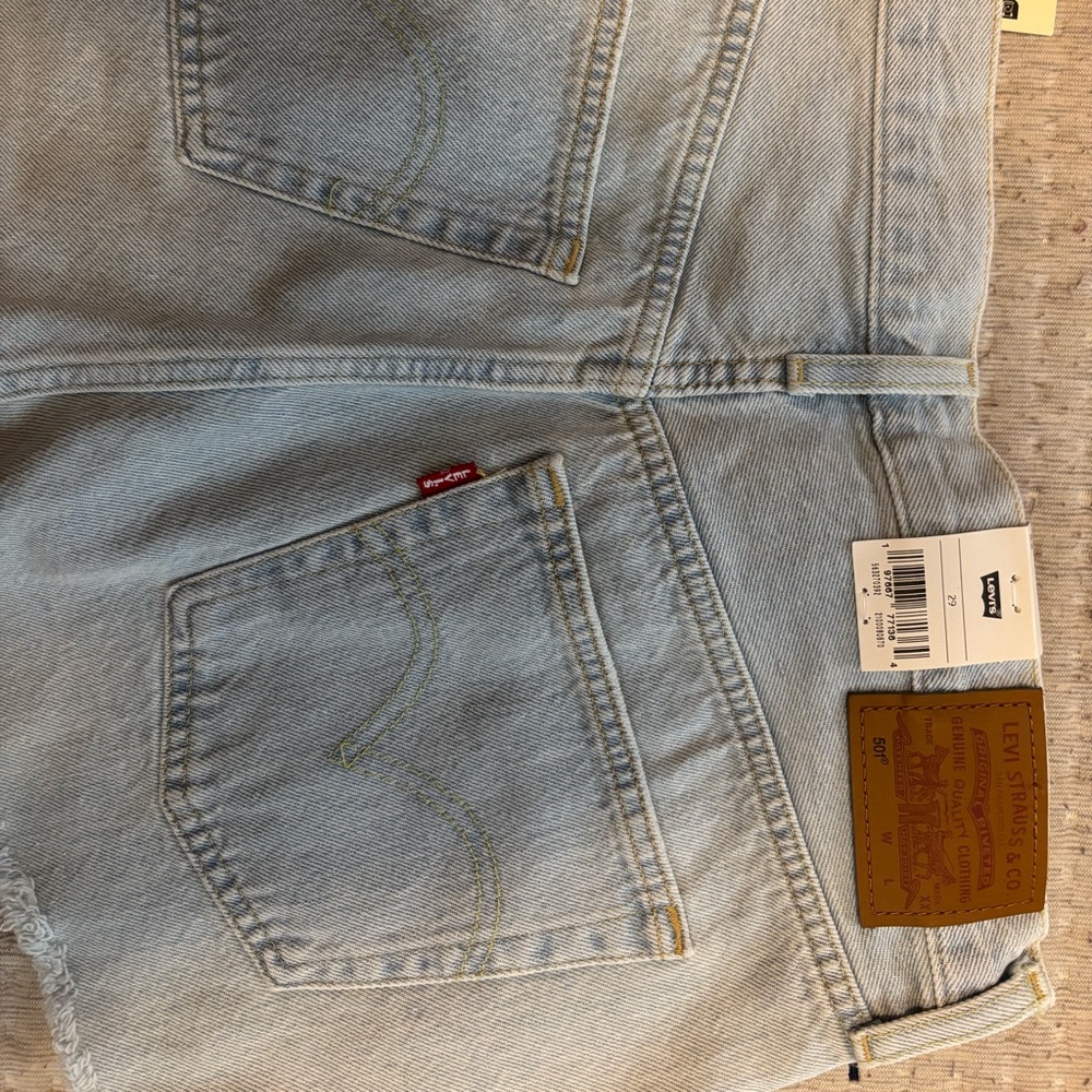 American Eagle Outfitters Light Blue Denim Shorts